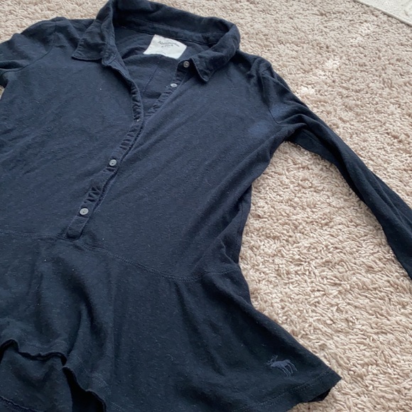 Abercrombie and Fitch Peplum Shirt - Picture 2 of 2